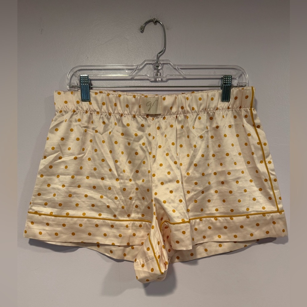 Vintage pink polka dot Victoria’s Secret pajama shorts
